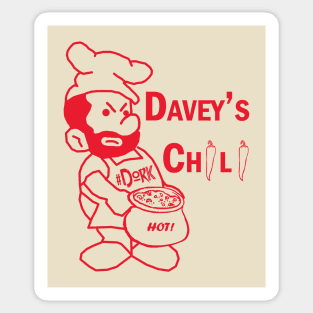 Davey's Chili Sticker